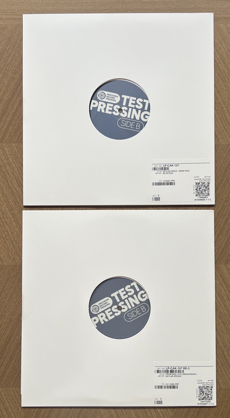 Skylar Spence Saint Pepsi Prom King TEST PRESSING - Only 30 Made Limited 2 LPs