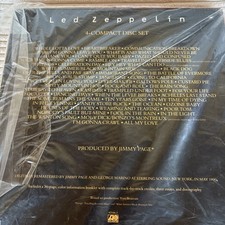 Led Zepplin Compact Disc Set Produced By Jimmy page  1990 picture