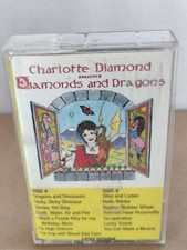VERY RARE-Charlotte Diamond Presents: Diamonds And Dragons-Cassette-A&M-1988 picture