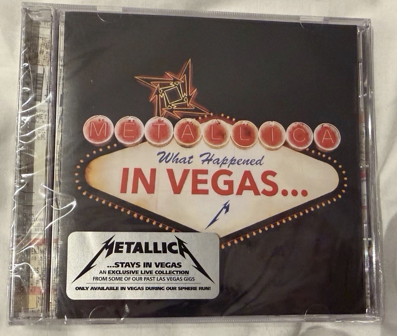 METALLICA SPHERE LAS VEGAS CD LIVE COLLECTION EXCLUSIVE ALBUM SEALED