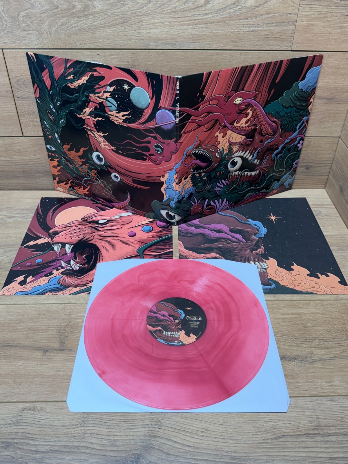 Pop Evil – Versatile - Red & White Swirl LP Vinyl Record 12\
