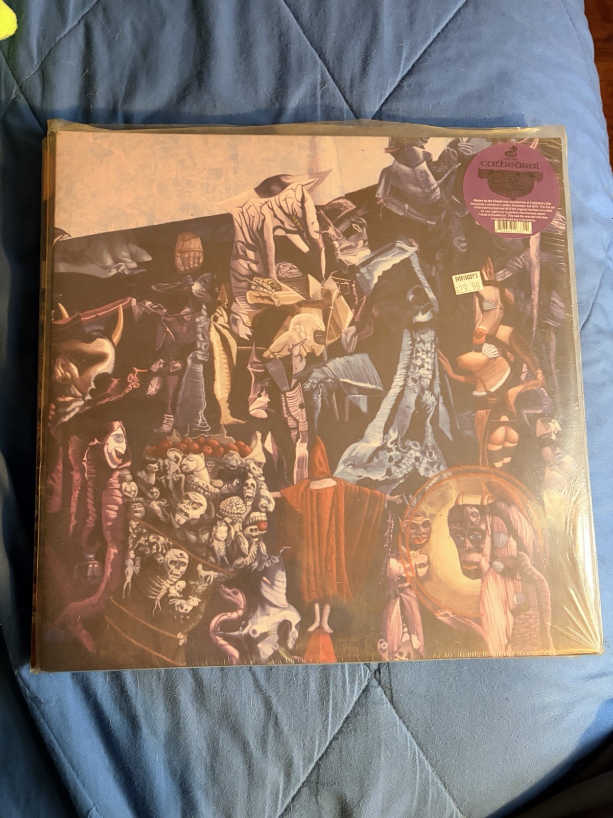 Cathedral Return to the Forest Live 2LP Black Vinyl Gatefold