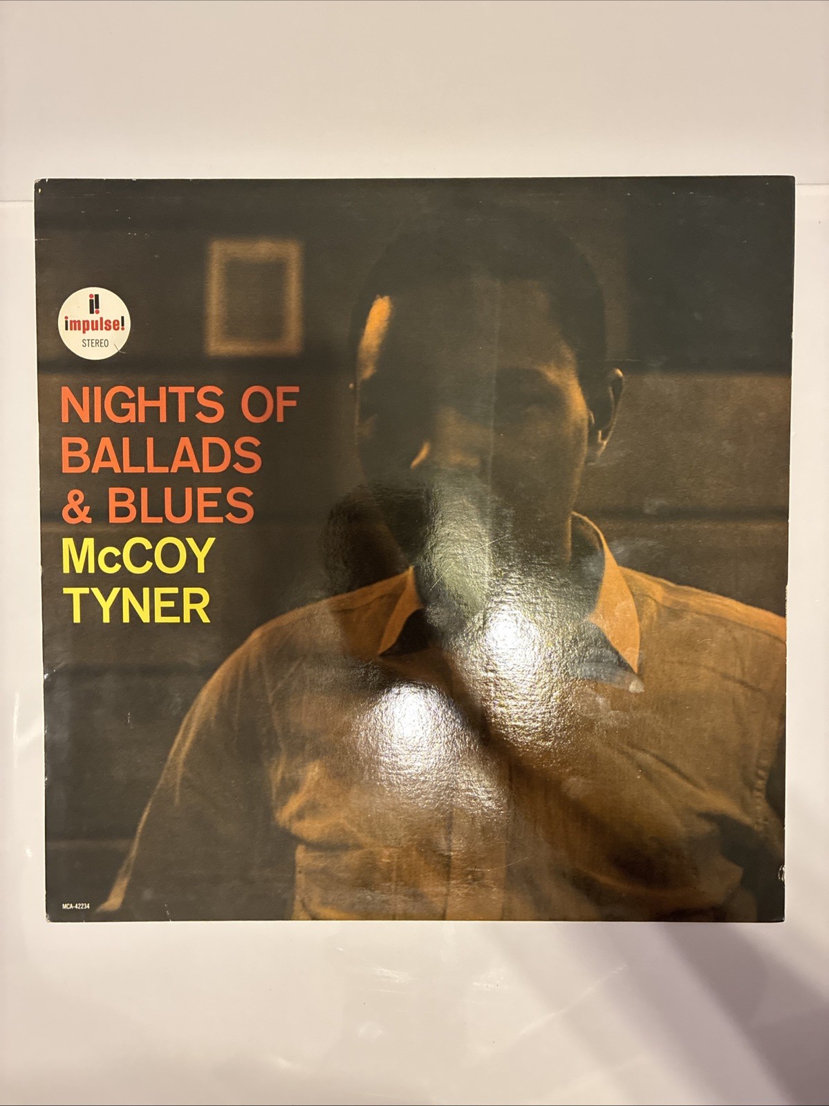 McCoy Tyner Nights of Ballads & Blues LP 1986 Promo Stamp Impulse Audiophile