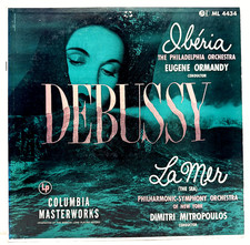 Debussy Eugene Ormond La Mer/Iberia 1951 Vinyl Columbia Records 1st Press picture