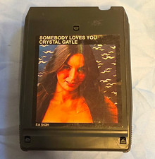 Crystal Gayle - Somebody Loves You 8-Track Tape Stereo UA EA 543 VG picture