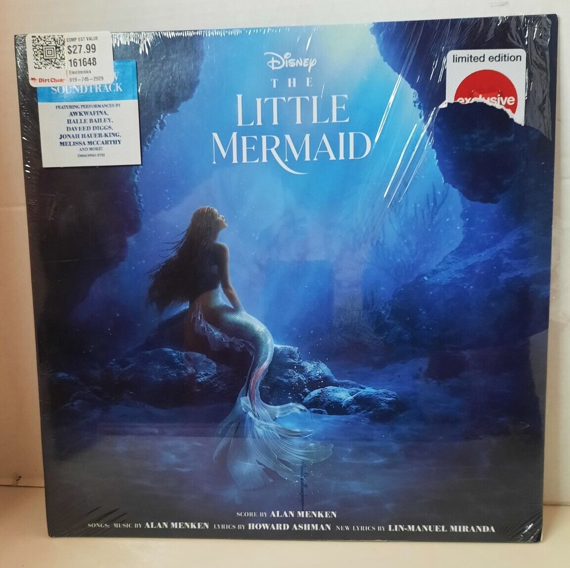 The Little Mermaid (Live Action) Target Exclusive Oceanic Blue Color Blend Vinyl