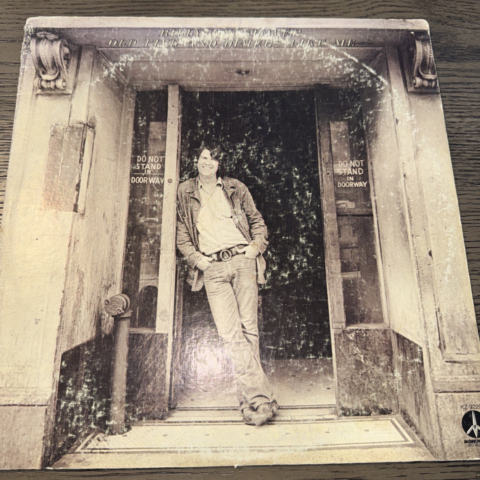 Vintage Billy Joe Shaver LP Old Five and Dimers Like Me 1973 Monument KZ 32293