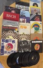 Vintage Vinyl Records Lot 37 Albums Rock Pop Classical Mixed Collection picture