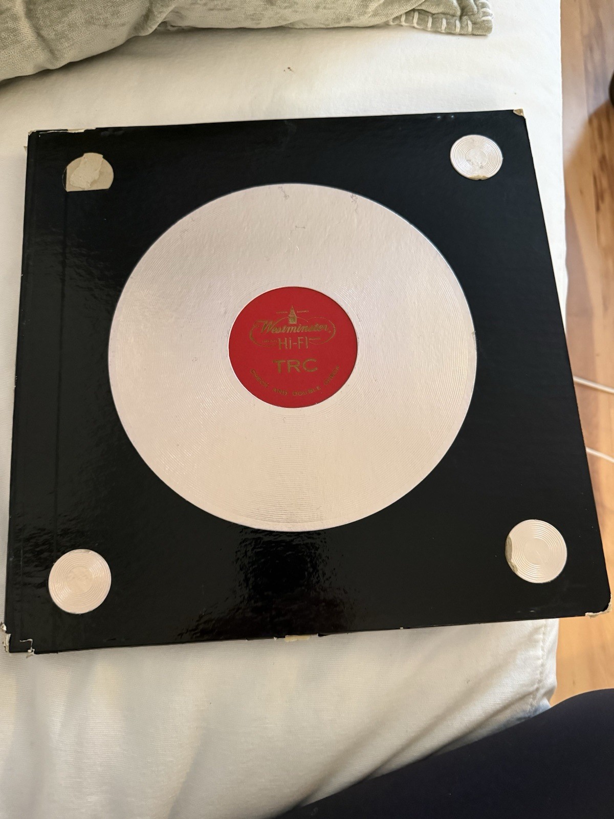 Westminster HI-FI TRC Test Record Lp “ Check And Double Check” 1955 ￼W/ Booklet