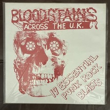 Bloodstains Across the UK LP Rare Punk Rock Compilation 1977-1979 picture