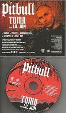 PITBULL & LIL JON Toma w/ RADIO & CLEAN & INSTRUMENTAL PROMO DJ CD Single 2004 picture