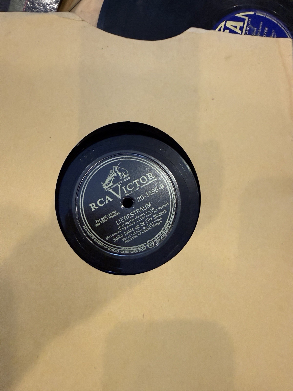 Rare (12) 78 rpm RCA Victor Victrola Records Set 20-1895~Spike Jones Variety Set