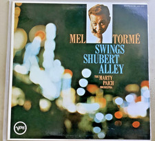 Mel Torme Swings Shubert Alley-Marty Paich Orchestra-Verve Vinyl LP -Stereo 1960 picture