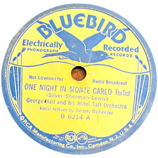 George Hall - One Night In Monte Carlo/Moon Over Miami - Bluebird Record B 6214 picture