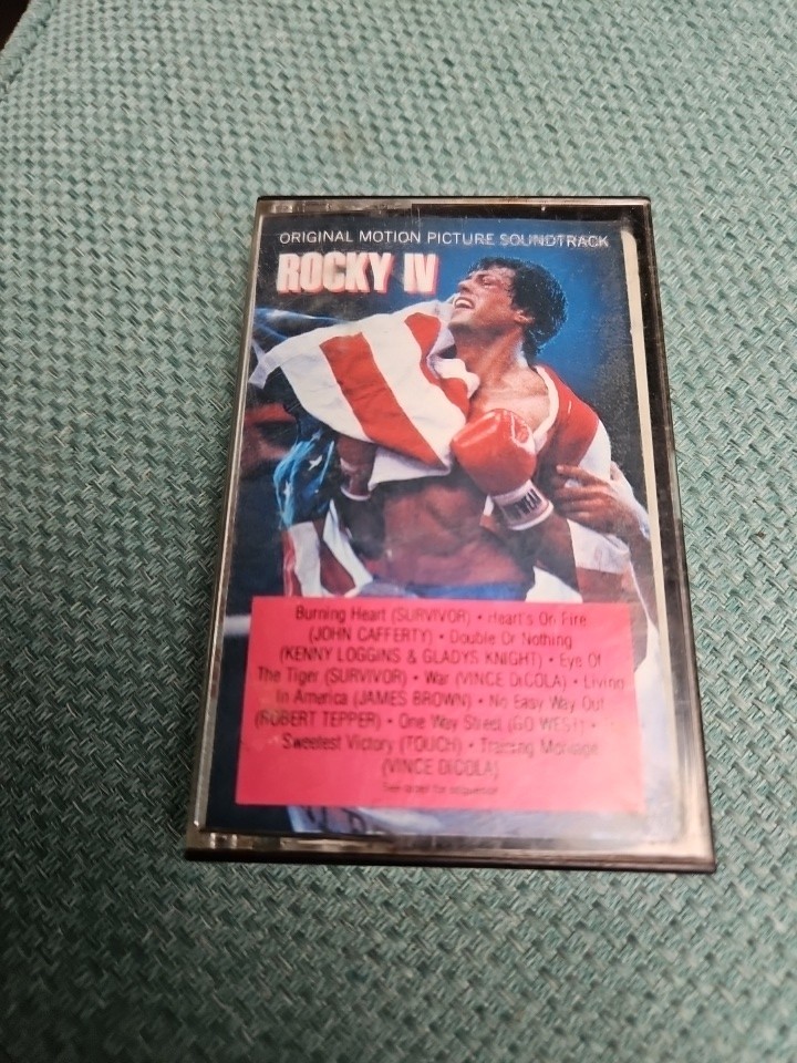 Rocky IV Original Motion Picture Soundtrack 1985 Cassette Tape