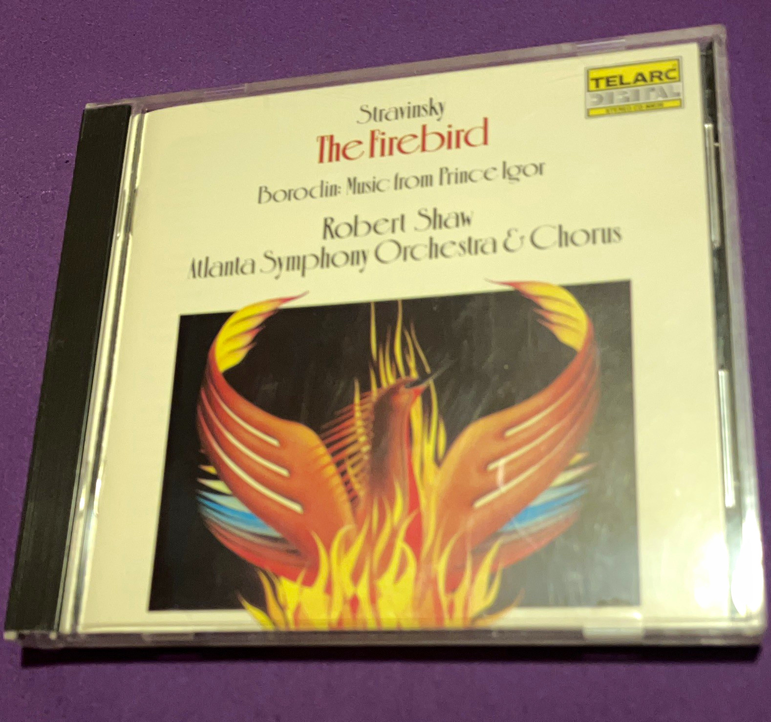 Telarc Stravinsky Firebird/Borodin Prince Igor Shaw/Atlanta SO CD-80039 1978
