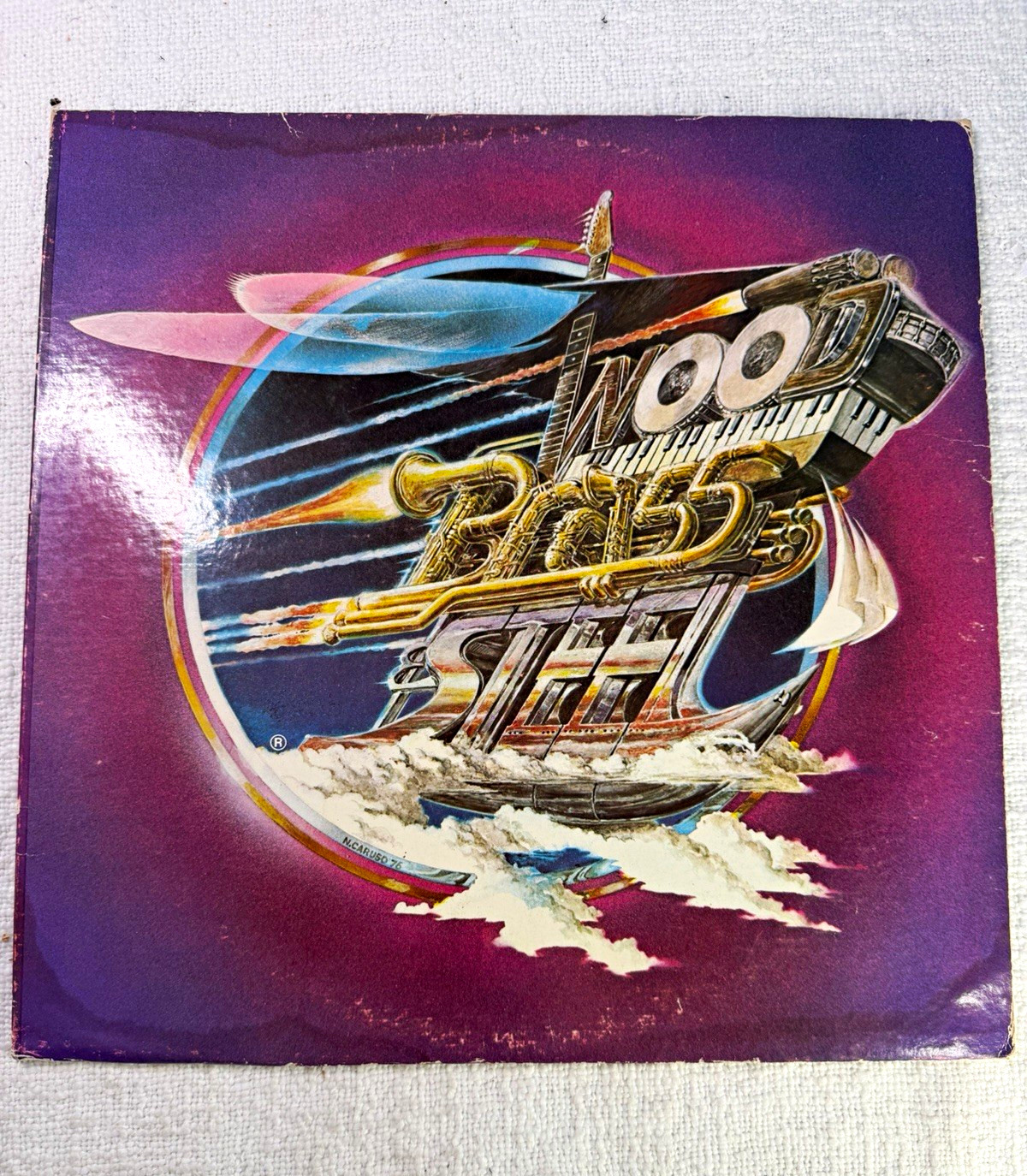 Wood Brass & Steel Self Titled LP 1976 Turbo TU-7016 Funk Soul Original V2