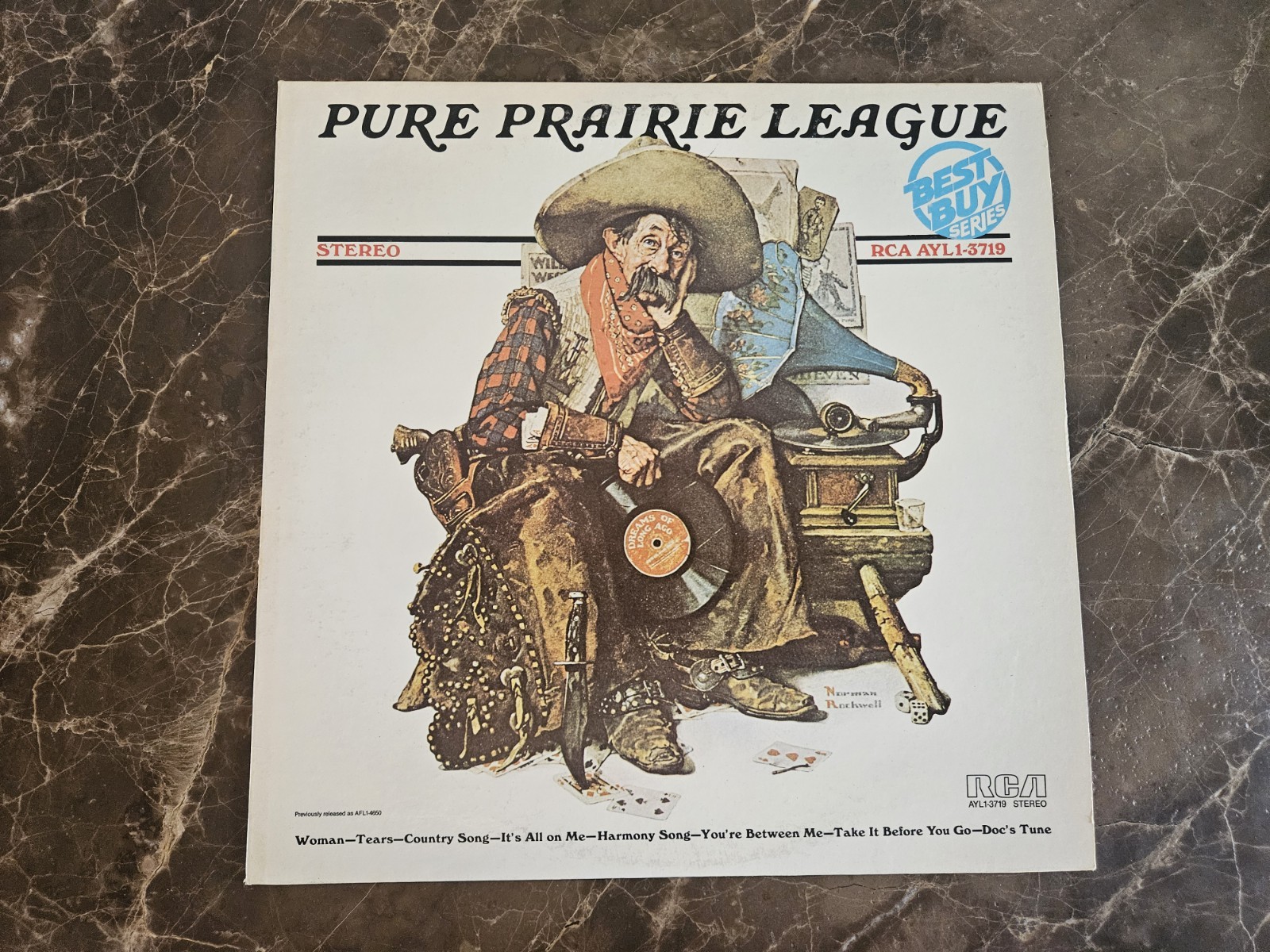 ~ Pure Prairie League Vinyl Album LP Self-Titled 1972 AYL1-3719 RCA ~