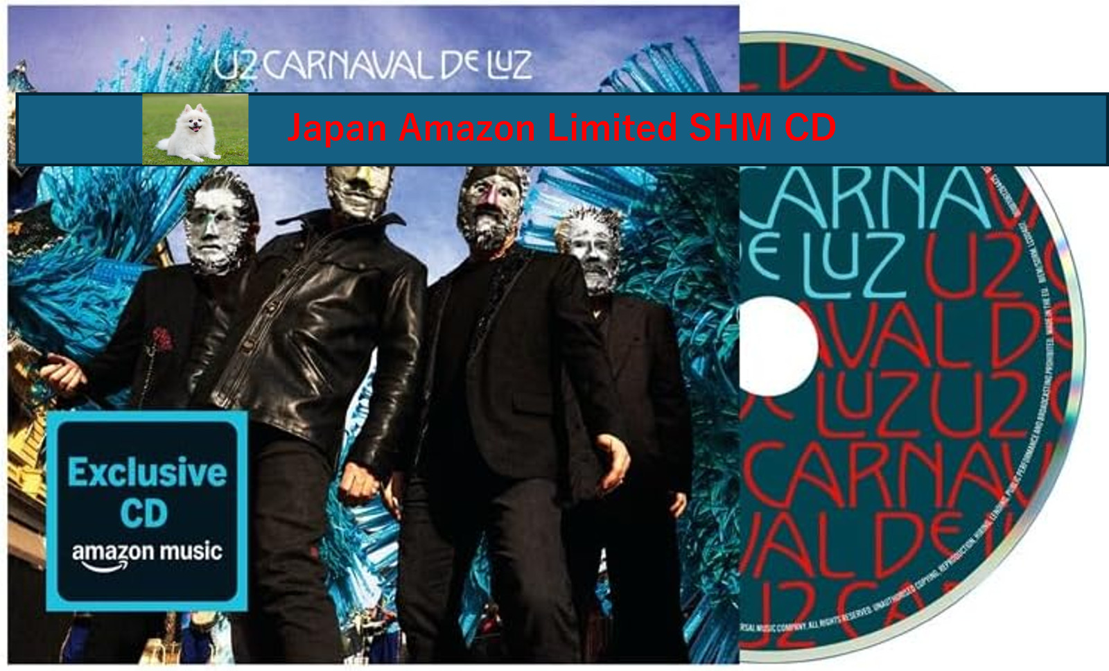 U2 Carnaval de Luz SHM-CD Japan Amazon Limited PSL