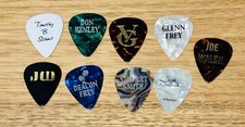 Eagles 2019 Tour Artist Guitar Picks Henley Glenn Fry Joe Walsh Tim VG Frey Smi+ picture