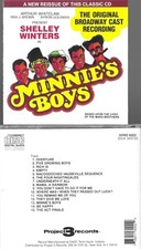 MINNIE'S BOYS-ORIGINAL BROADWAY CAST W/ SHELLEY WINTERS-CD-NEW REISSUE picture