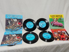 Gremlins Read Along Vinyl 45s Record Book Set 1 3 4 5 Vintage Lot Of 8  picture