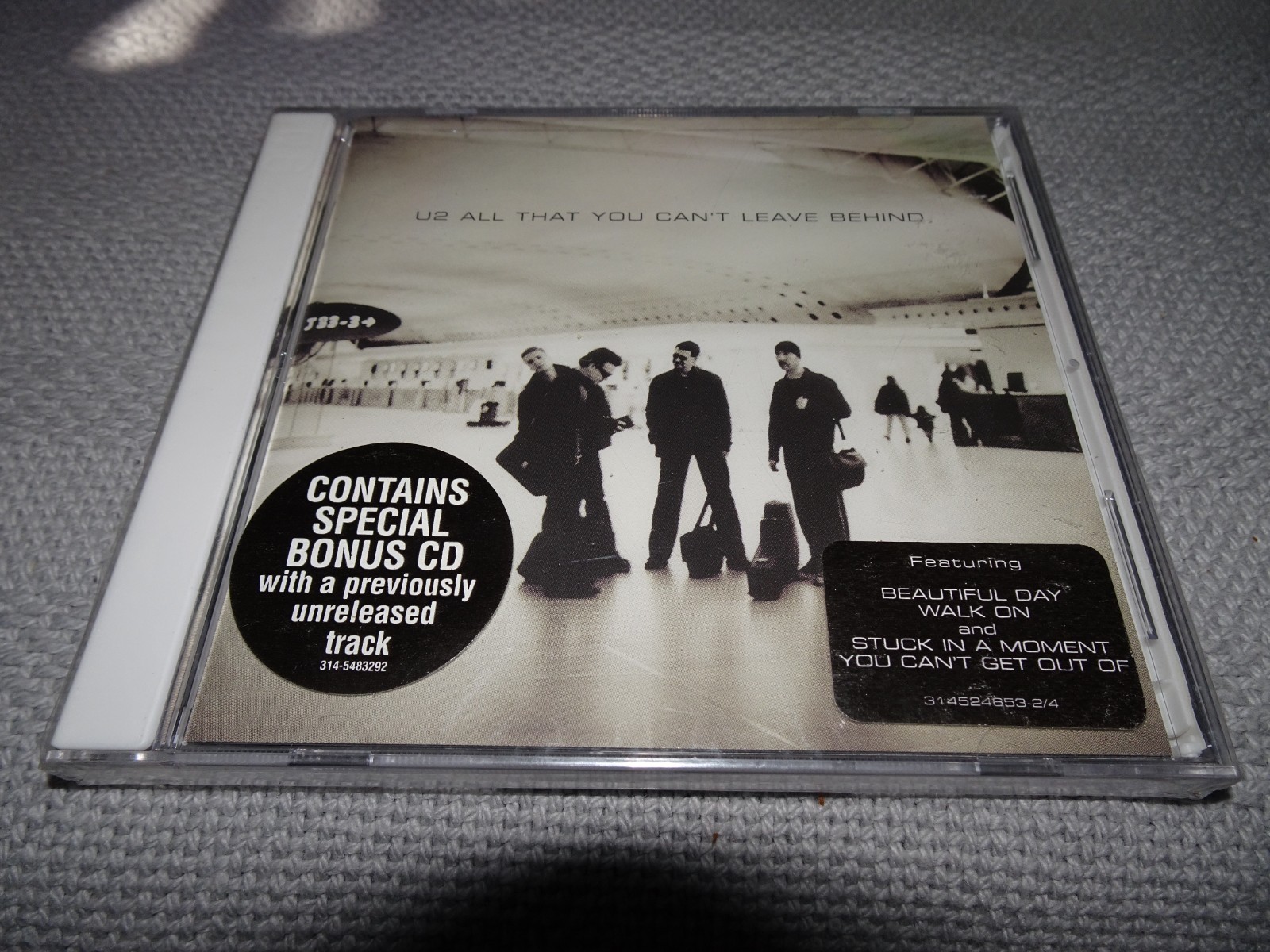 U2 all that you can\'t leave behind cd with bonus disc sealed