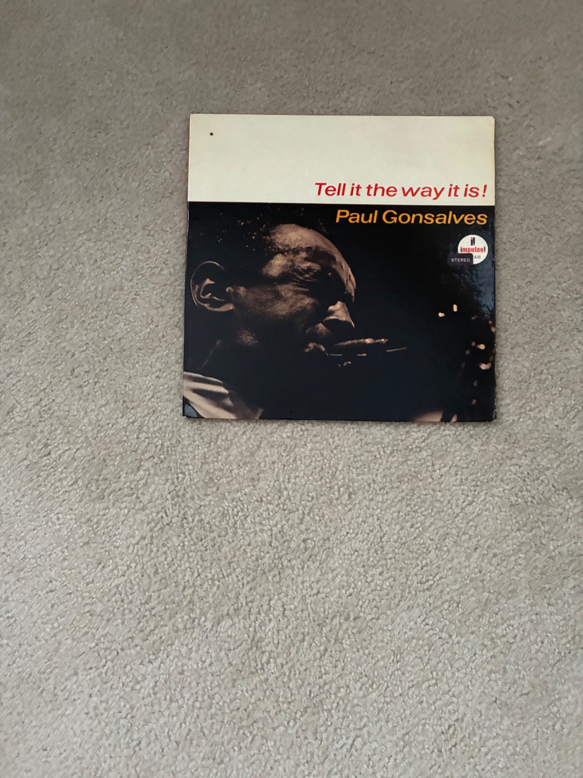 Paul Gonsalves - Tell It The Way It Is - 1972 - Impulse  AS-55  Gatefold VG+