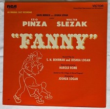 FANNY A New Musical Ezio Pinza Walter Slezak LP LSO-1015(e) 1954 VInyl NM RCA picture