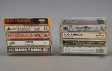 Lot of 10 Vintage Tejano Grupero Cassette Tapes NOS Factory Sealed Castigo Lobo  picture