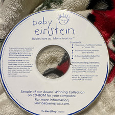 (Rare)Baby Einstein Sample of Award-Winning Collection Disney CD-ROM Children's picture