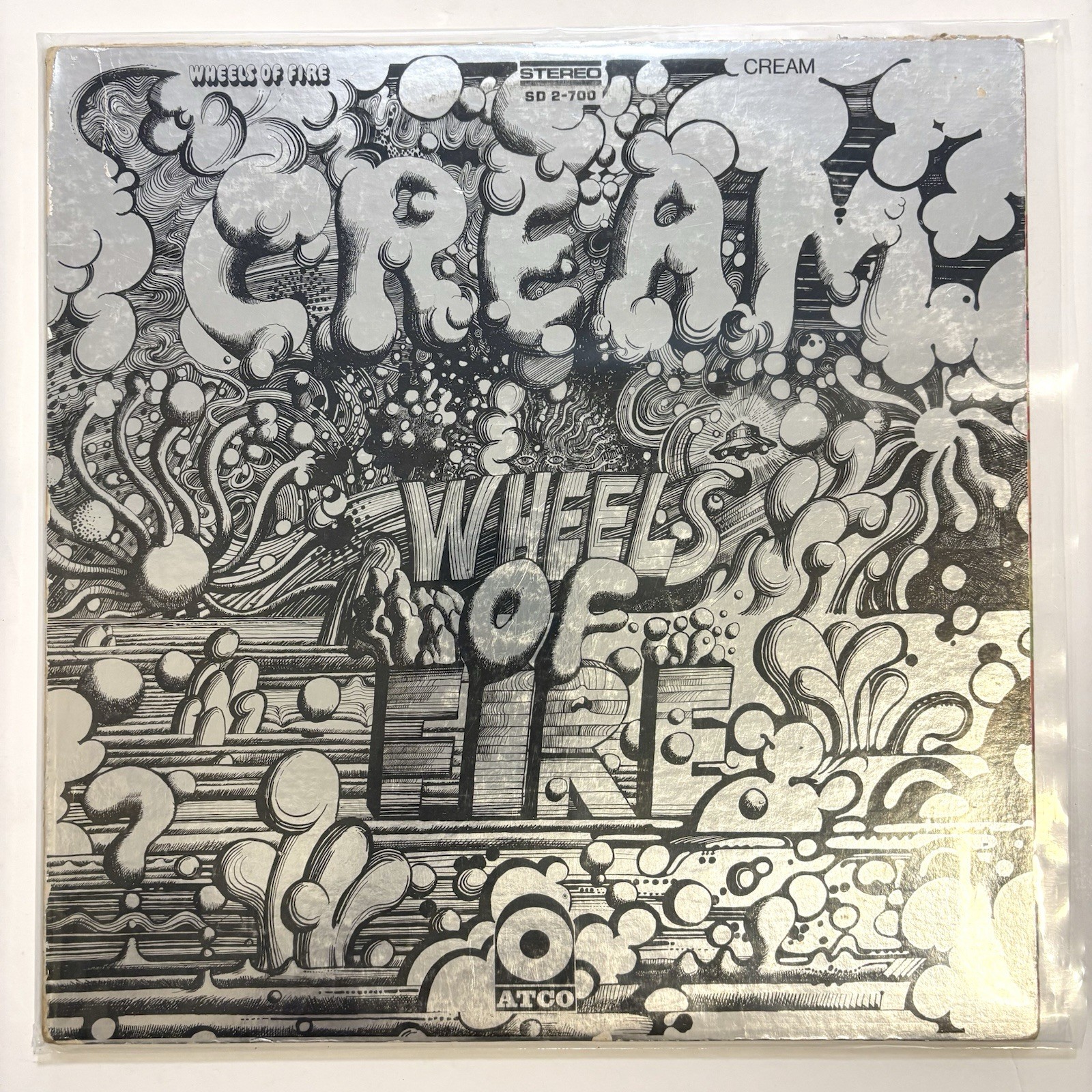 Cream – Wheels Of Fire LP Vinyl Record Original 1968 Psych Rock Eric Clapton VG+