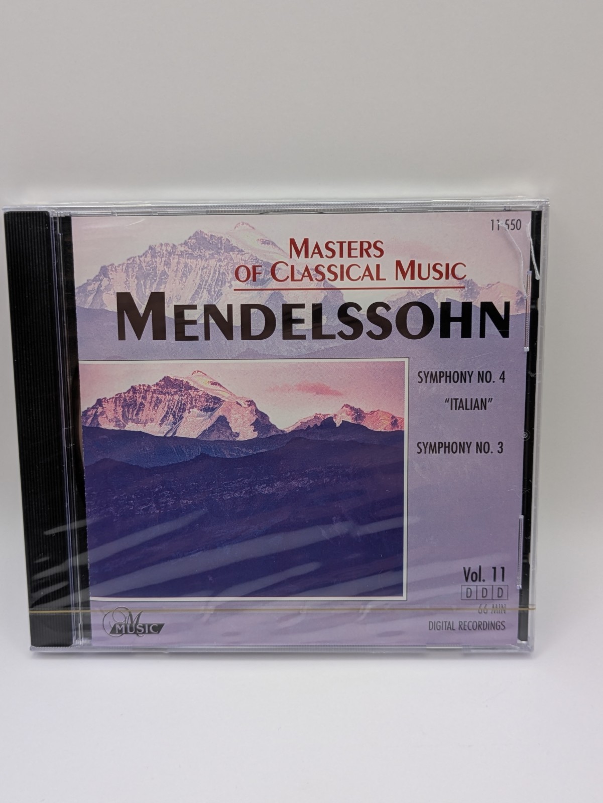 Masters of Classical Music Vol. 11/12 Mendelssohn/Schumann (CD) New Sealed