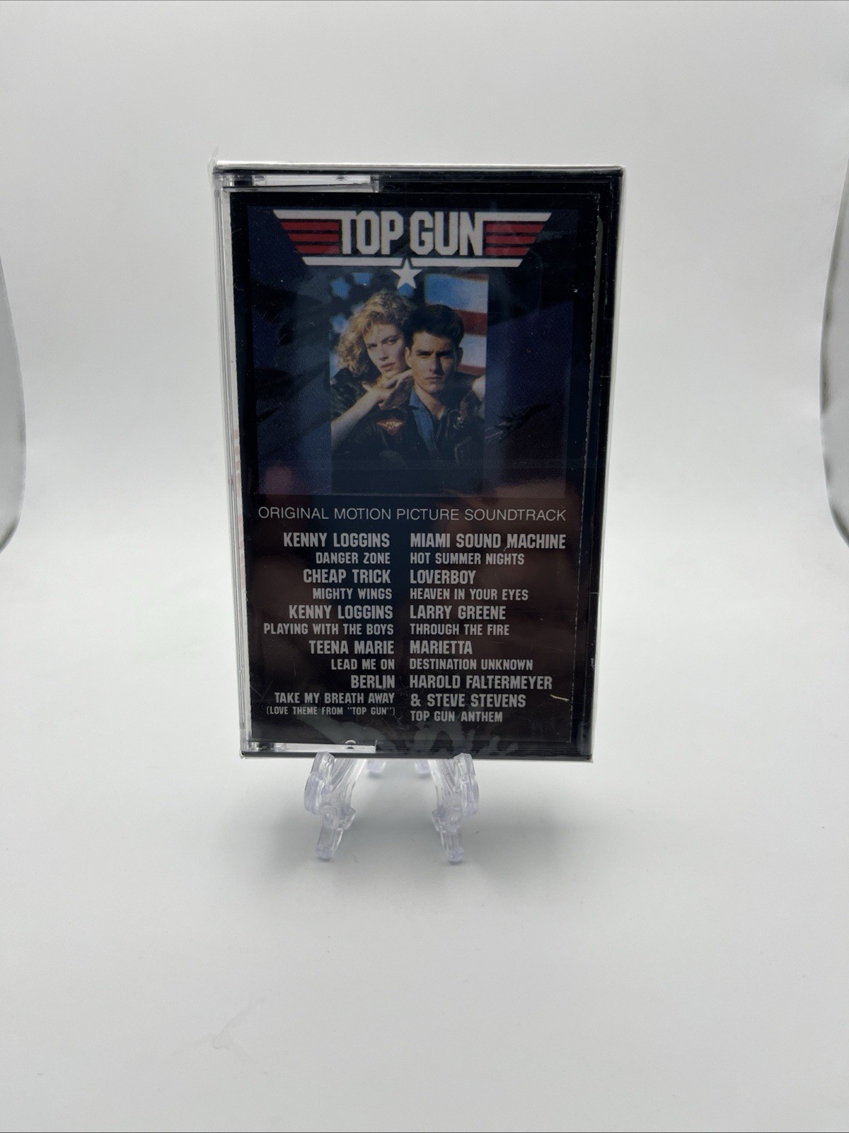 TOP GUN ORIGINAL MOVIE SOUNDTRACK VINTAGE CASSETTE TAPE 1986 New Sealed