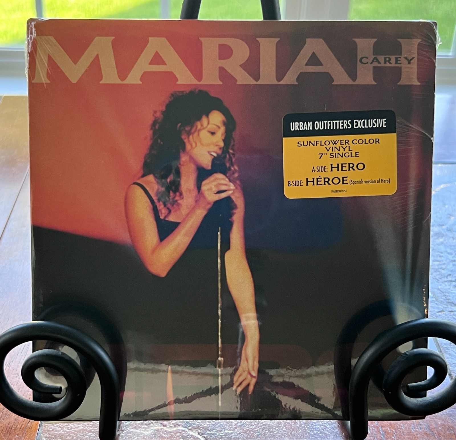 Mariah Carey HERO 7” Sunflower Vinyl UO Exclusive SEALED LTD 3000 Héroe RARE