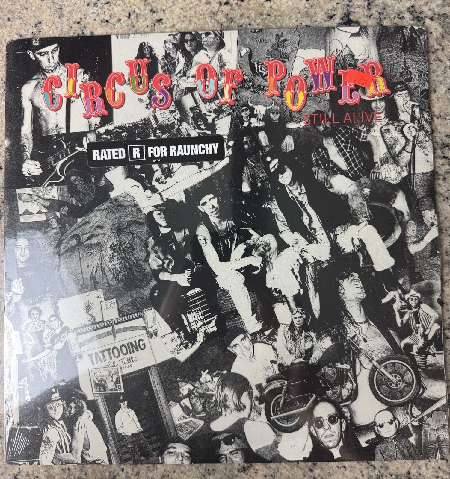 Circus Of Power Still Alive - Lp Restless Records 72417-1 (us) NEW SEALED
