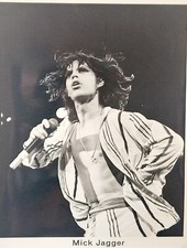 MICK JAGGER ROLLING STONES On Stage 8x10 Photo HTF picture