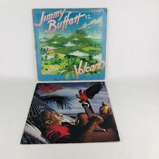 2 Jimmy Buffet Vinyl - Rare PROMO Volcano & Songs Know By Heart Greatest Hits picture