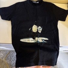 Vintage 1994 Michael Jackson History Tour Official Moonwalk Shirt Rap Tee 90s picture