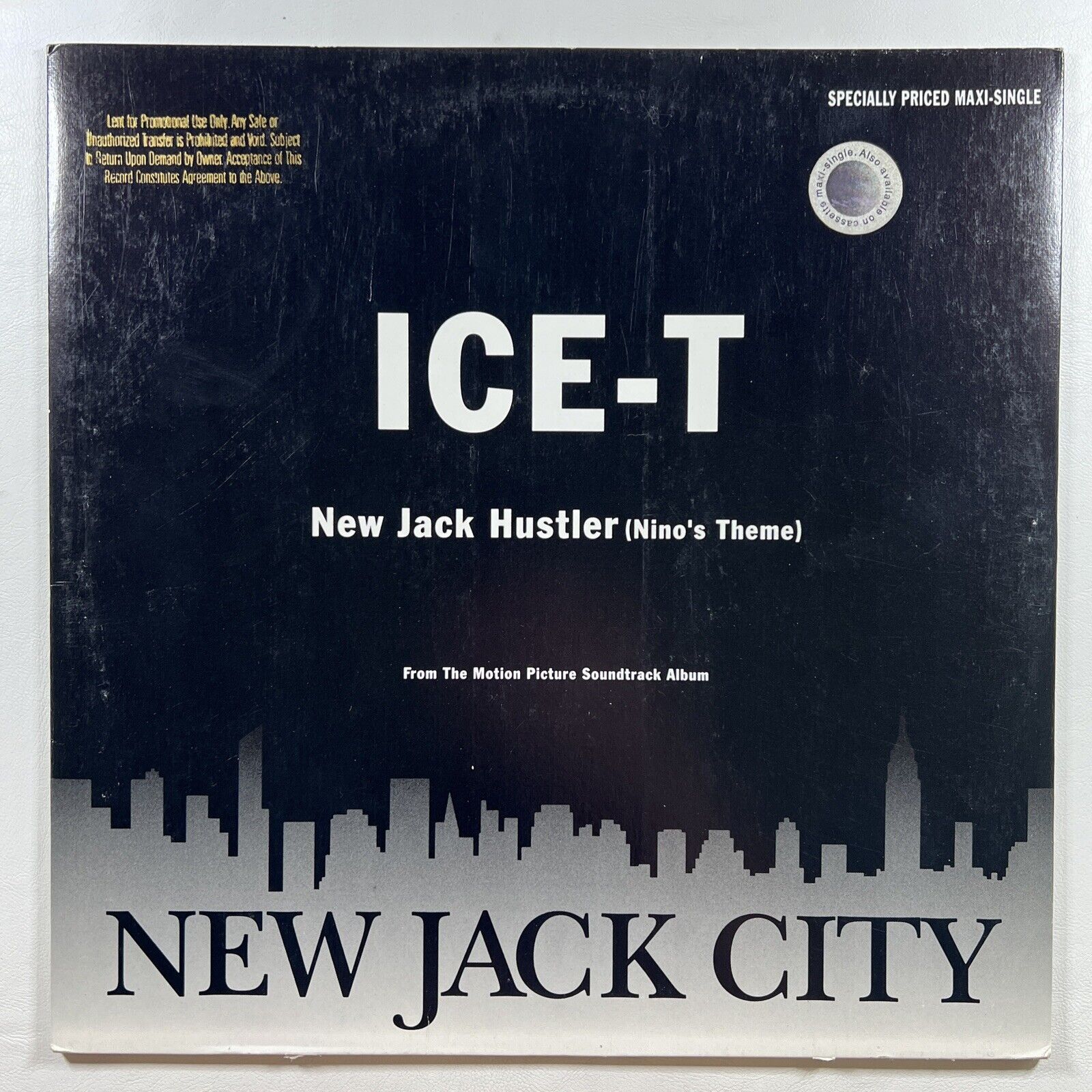 Ice-T “New Jack Hustler (Nino\'s Theme)” Maxi Single 12\