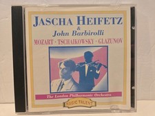 Jascha Heifetz & John Barbirolli Rare CD- MOzart, Tschaikovsky, Glazunov picture