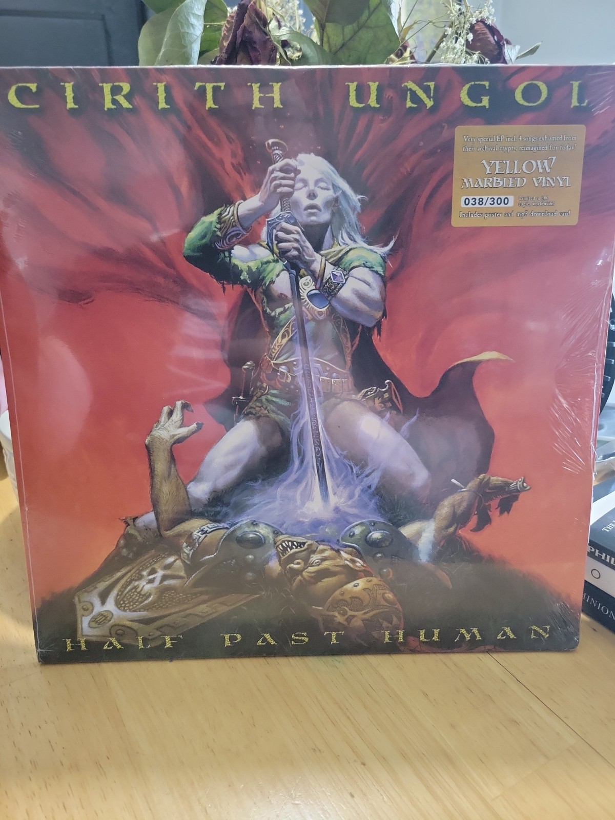 Cirith Ungol ‎– Half Past Human Yellow Vinyl #038/ 300 Brand New Sealed