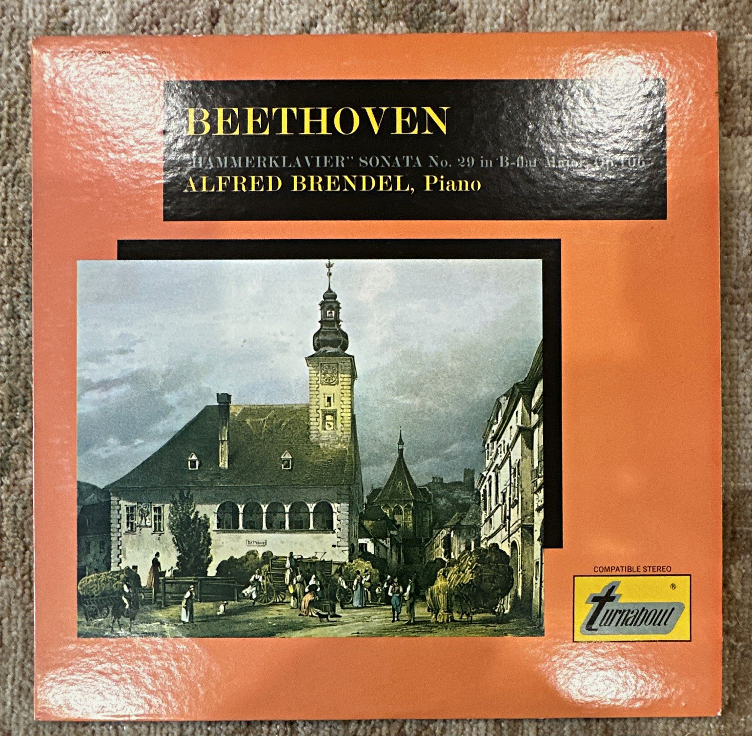 Alfred Brendel Beethoven Piano Sonata No. 29 Hammerklavier LP Stereo TVS 34392
