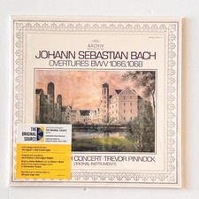 J.S. Bach Orchestral Suites Nos. 1 & 3 Trevor Pinnock Original Source Vinyl LP picture