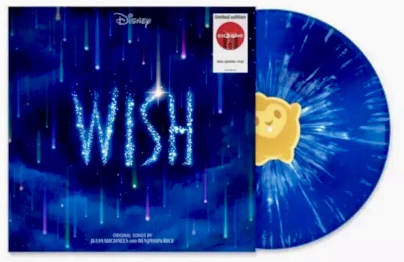 DISNEY WISH SOUNDTRACK Target Exclusive Limited Blue Splatter Vinyl LP Sealed