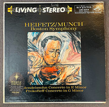 Heifetz/Munch Mendelssohn/Prokofiev Violin Living Stereo LP LSC-2314 picture