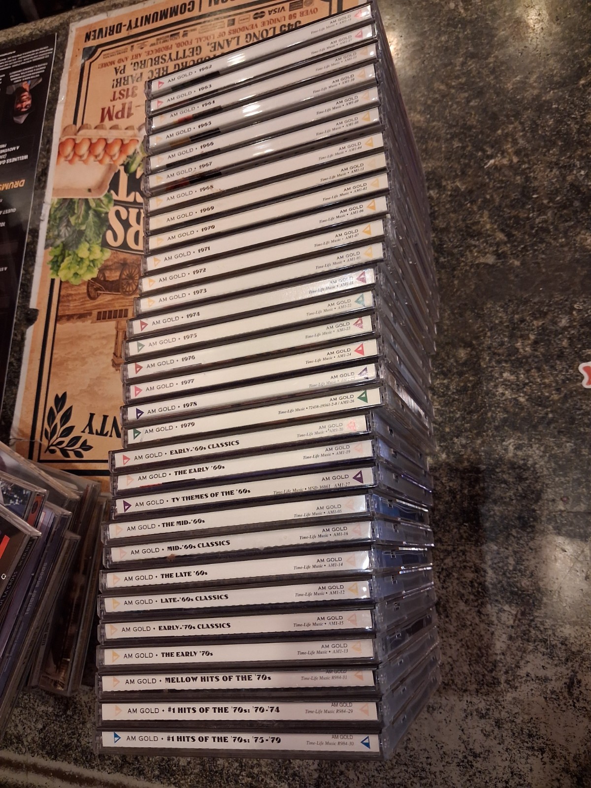 AM Gold Time Life CD Lot (30) See Pictures For Years/CD Titles. Read Discription