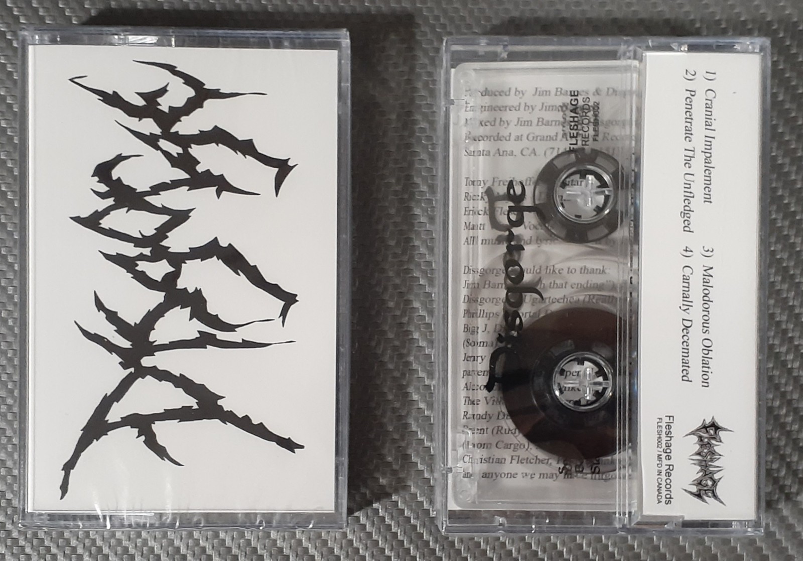 DISGORGE - Demo TAPE new sealed brutal guttural death metal suffocation
