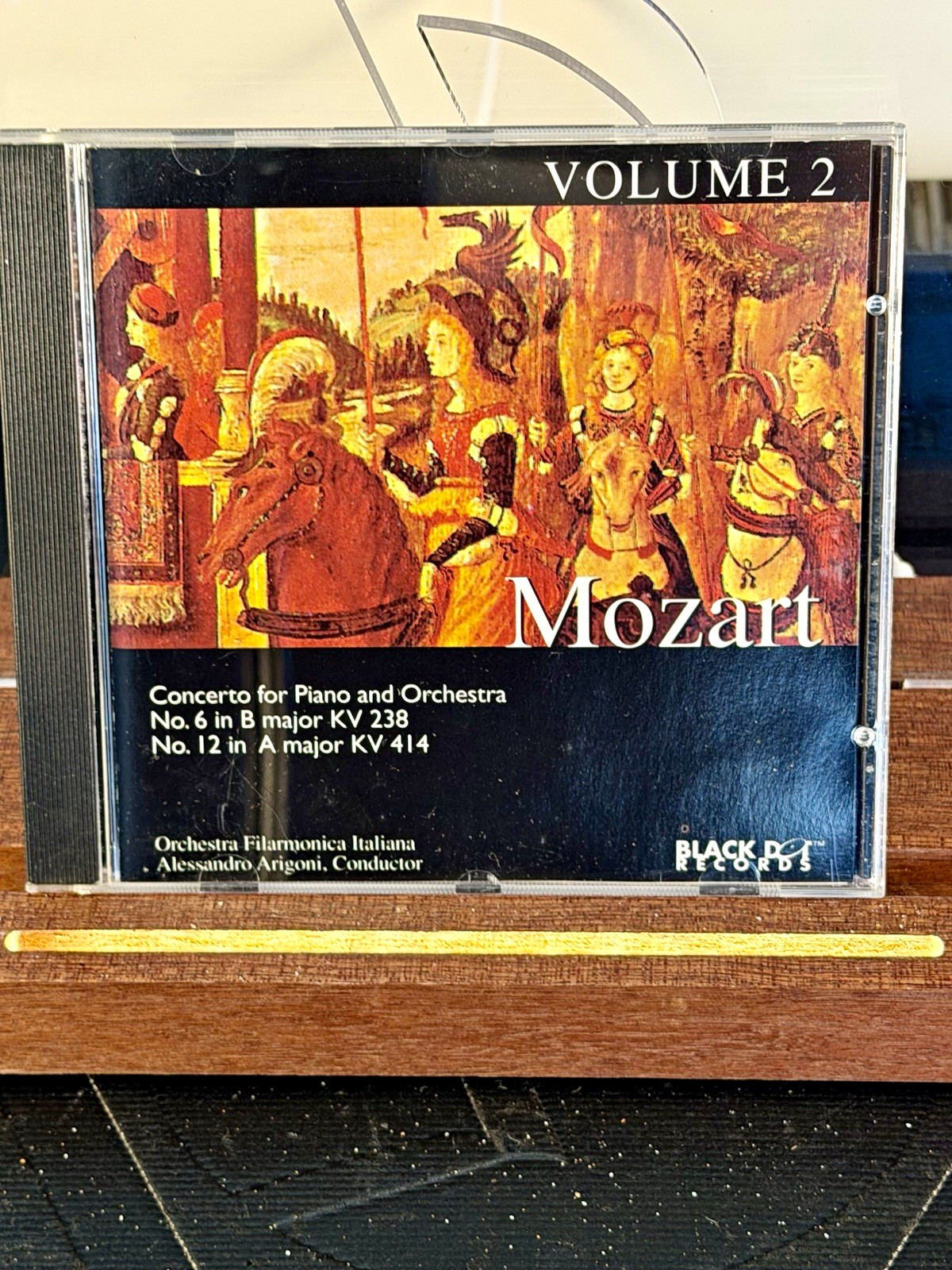 W. A. Mozart Concerto for Piano and Orchestra Vol 2 CD Concerto Black Dot 1990