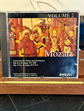 W. A. Mozart Concerto for Piano and Orchestra Vol 2 CD Concerto Black Dot 1990 picture